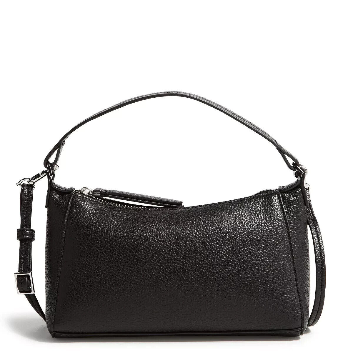 Vera Bradley Faux Leather Mini Slouchy Crossbody, Moonless Night