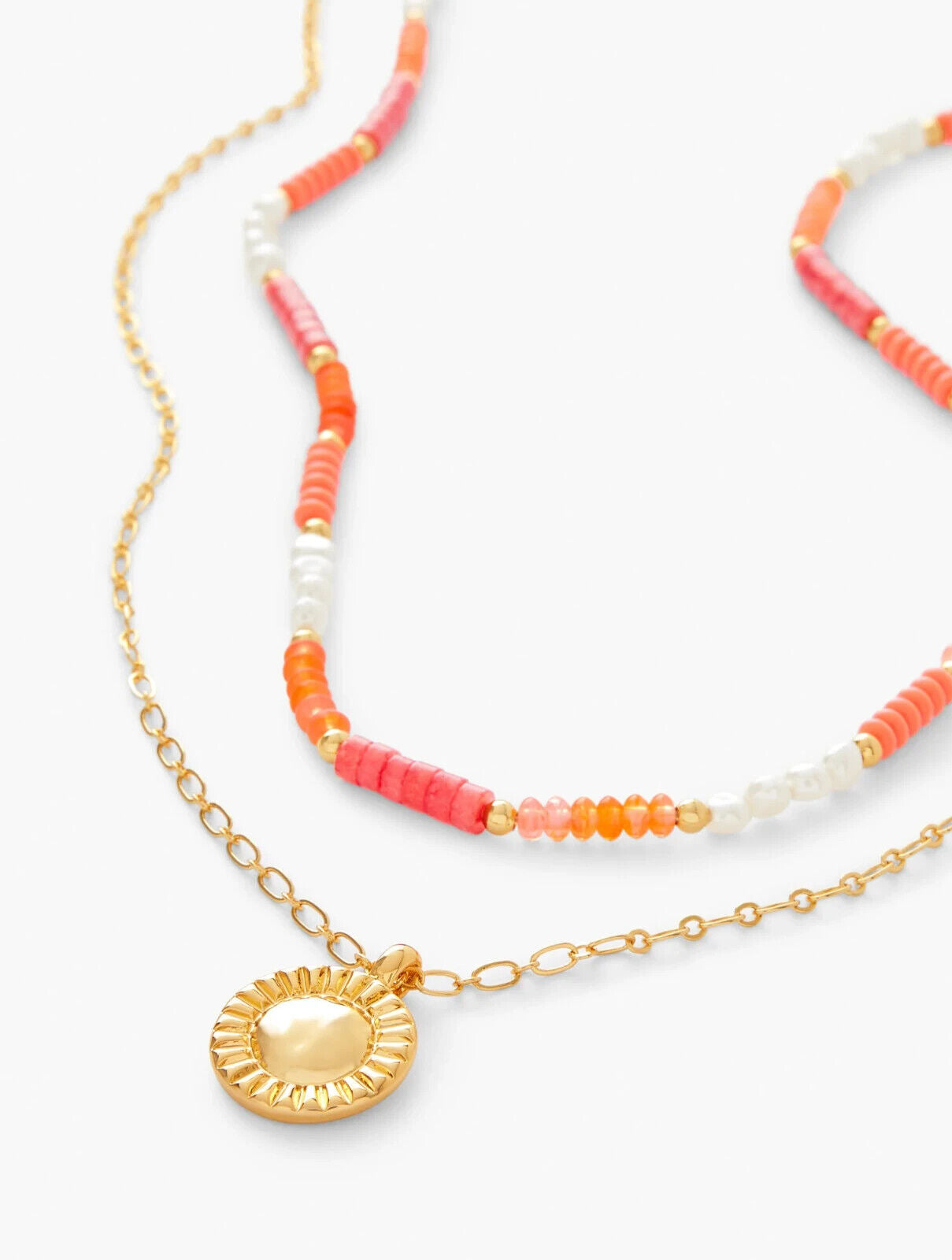 TALBOTS MAUI MIX LAYERED NECKLACE
