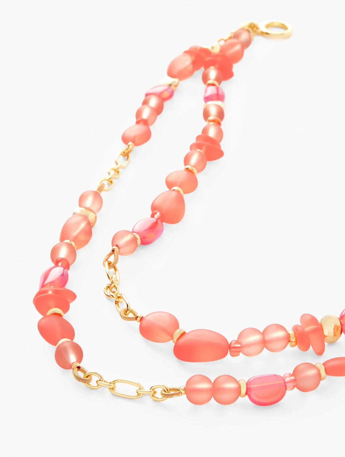 TALBOTS MULTI SEA GLASS NECKLACE