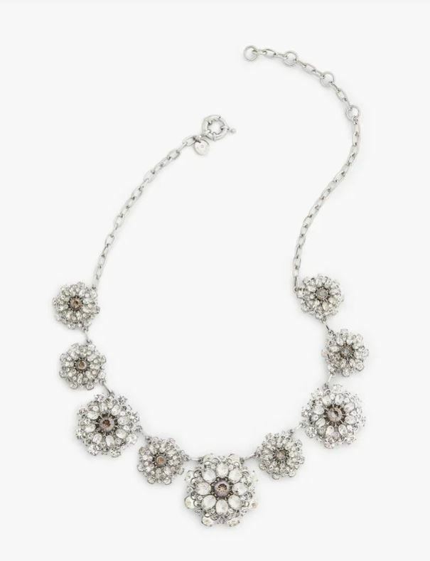 TALBOTS CRYSTAL CLUSTERS NECKLACE