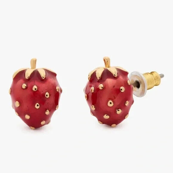 Kate Spade Tutti Fruity Strawberry Studs
