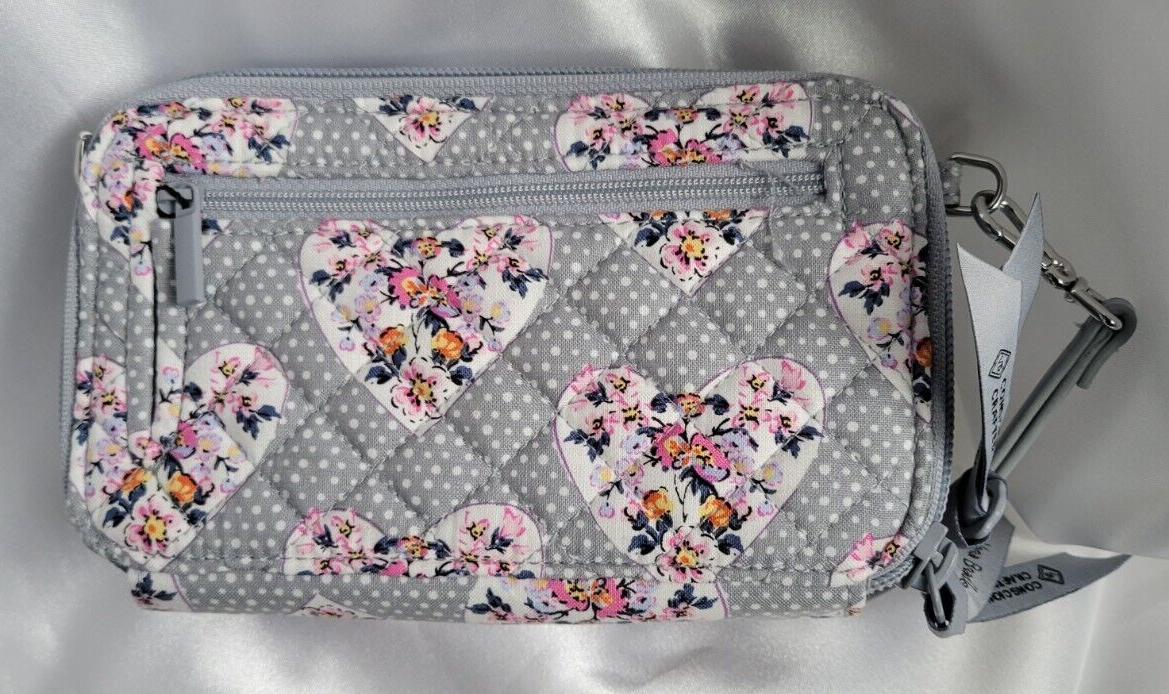 Vera Bradley Winter Forest Pattern RFID 3-in-1 Crossbody, Mon Amour Gray