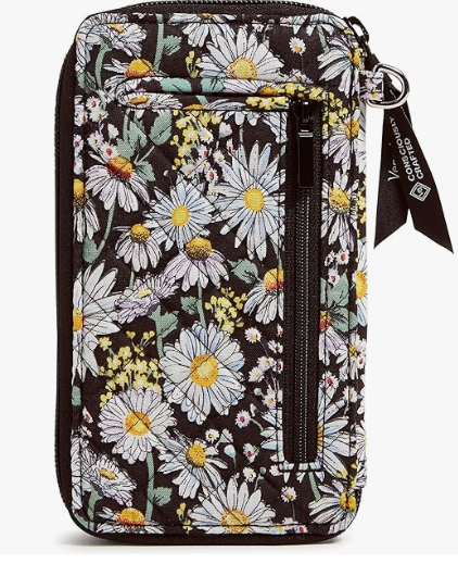 Vera Bradley Cotton Large Smartphone Wristlet with RFID Protection,