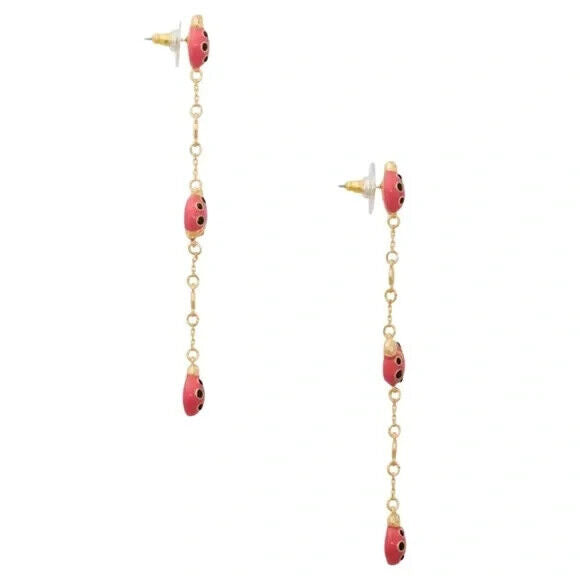 Kate Spade Ladybug Linear Earrings