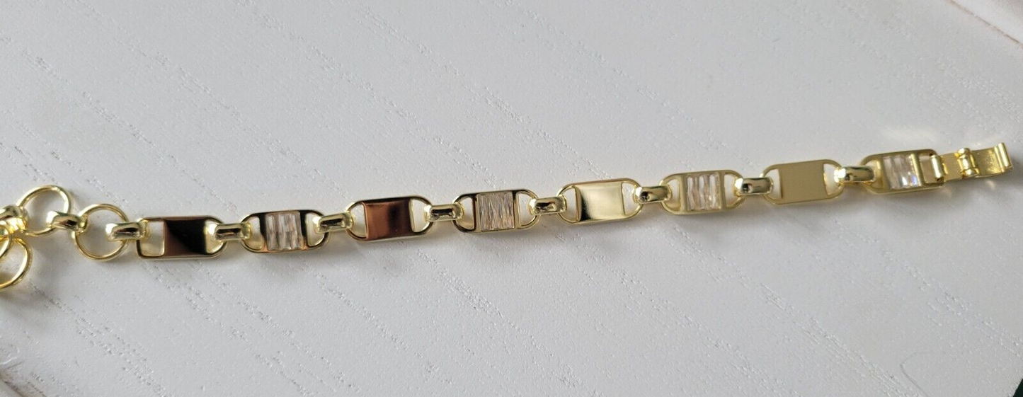 Kate Spage Baquette Gold Bracelet