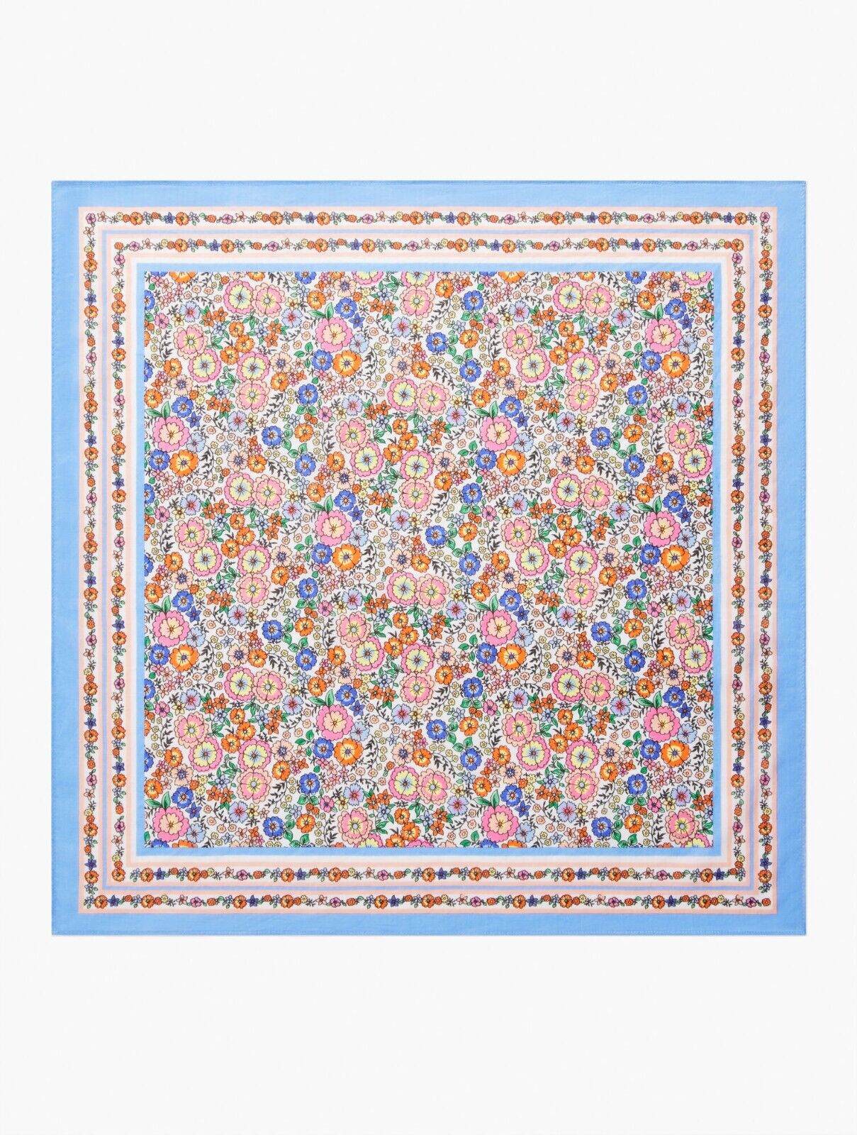 TALBOTS ENCHANTING BLOOMS NECKERCHIEF