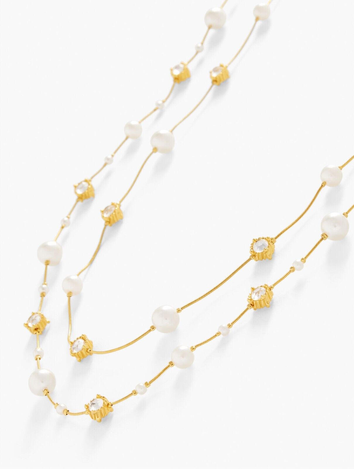 TALBOTS ICE PRINCESS PEARL ILLUSION NECKLACE