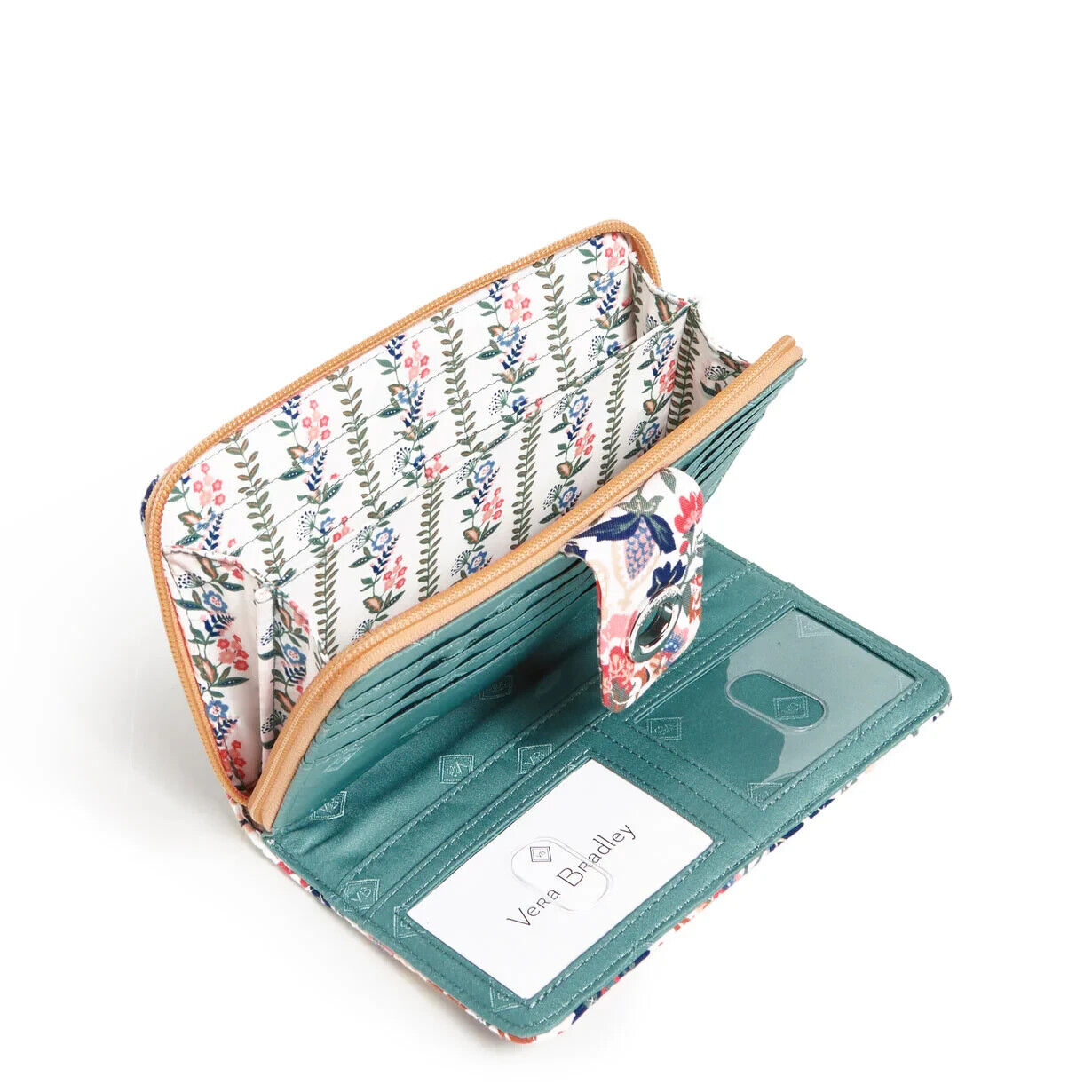 Vera Bradley RFID Turnlock Wallet, Enchanted Mandala