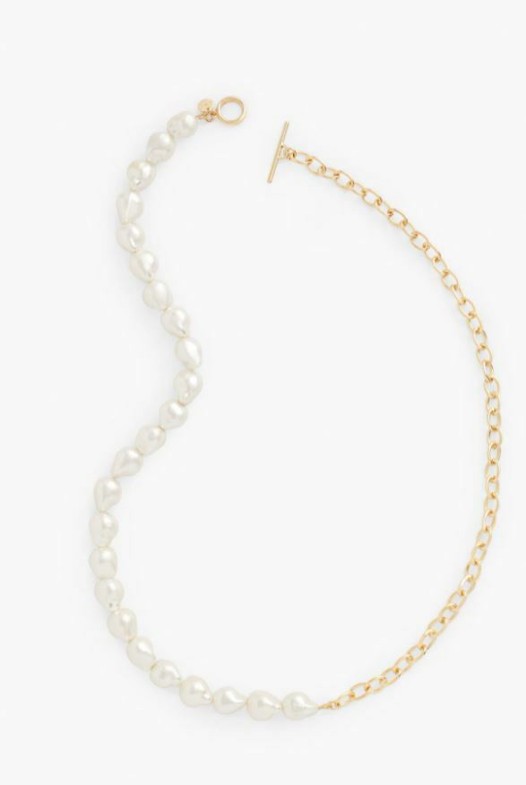 TALBOTS PEARL LINK NECKLACE