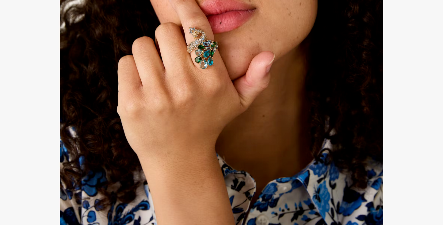 Kate Spade Perfect Plume Cocktail Ring