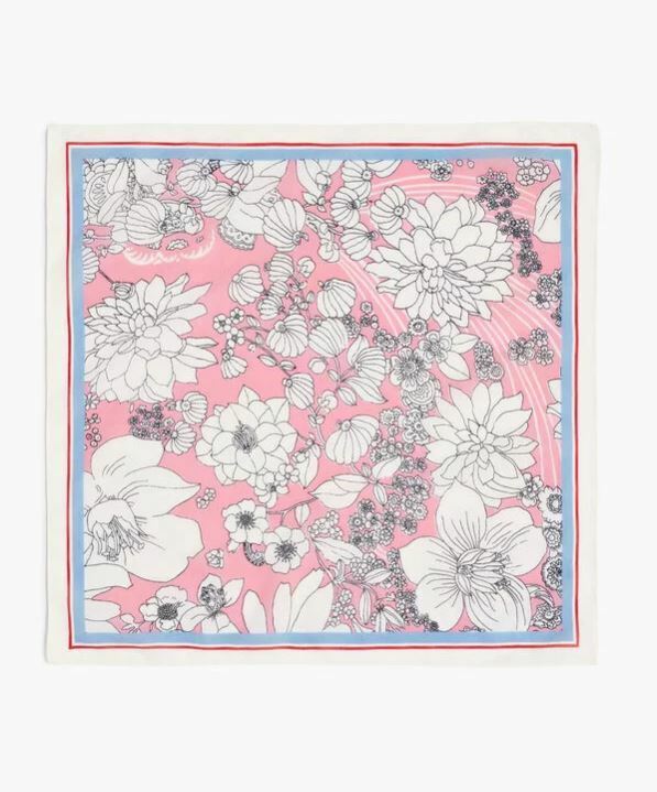 TALBOTS FLORAL NECKERCHIEF