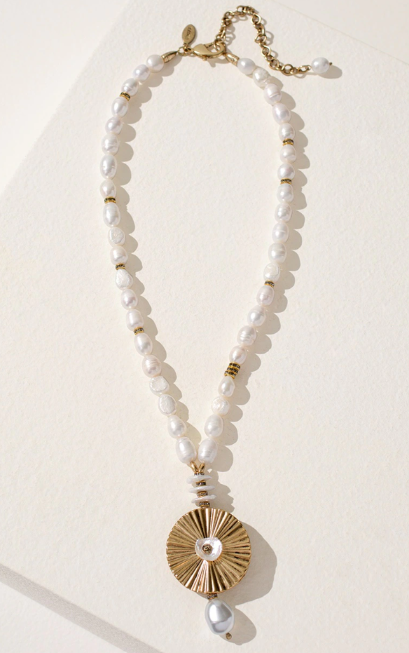 CHICO'S FRESH WATER PEARL PENDANT NECKLACE