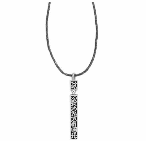 BRIGHTON ANATOLIA CONVERTIBLE REVERISBLE SLIM PENDANT NECKLACE