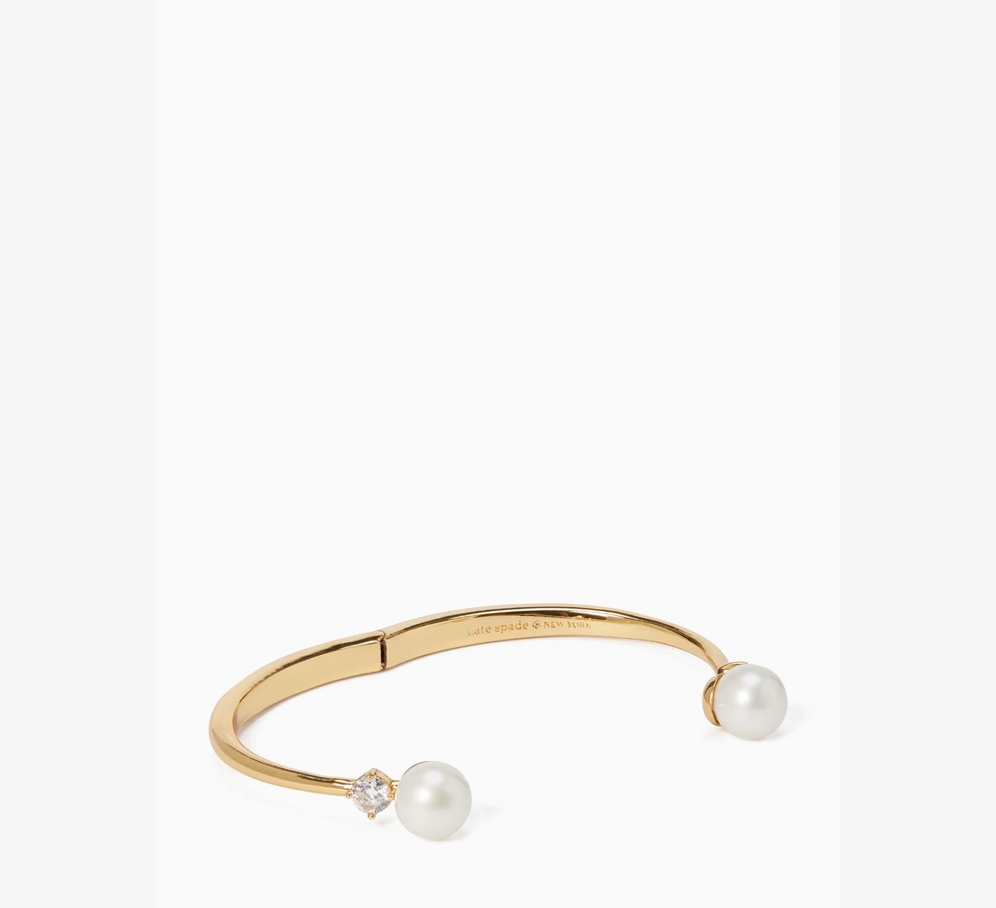 Kate Spade Pearls Of Wisdom Open Hinged Bangle