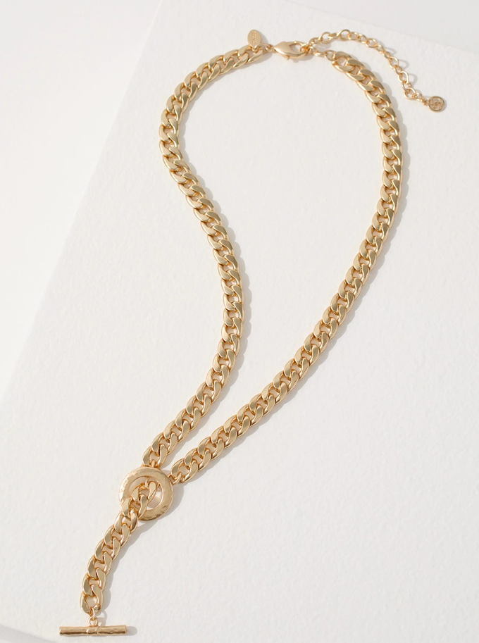 CHICO'S CHAIN LINK Y NECKLACE