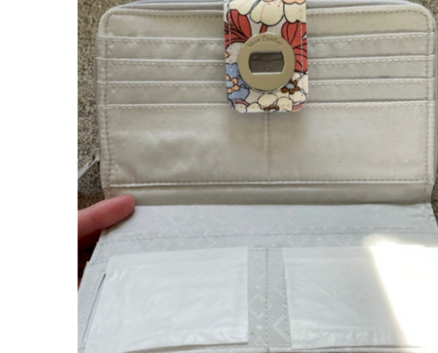 Vera Bradley RFID Turnlock Wallet, Aloha Blooms