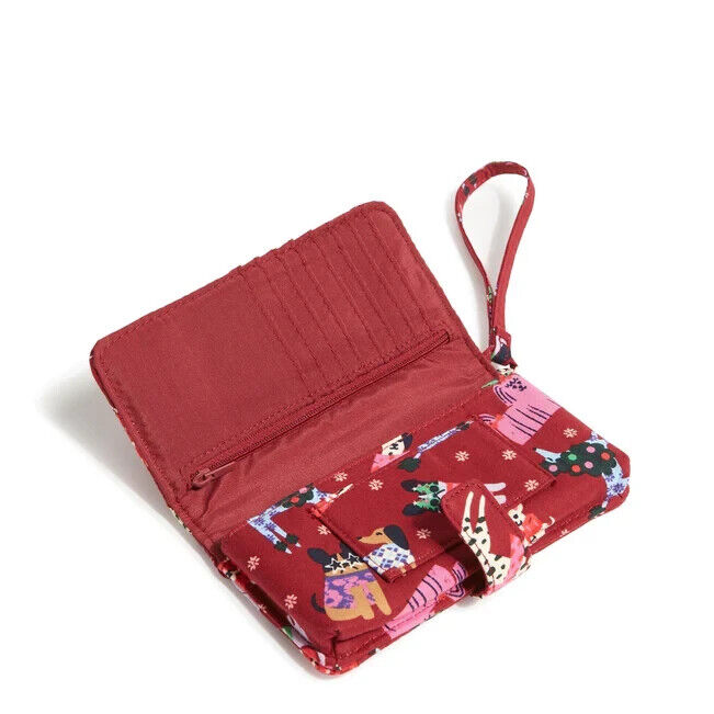 Vera Bradley Phone Wristlet, Holiday Hounds