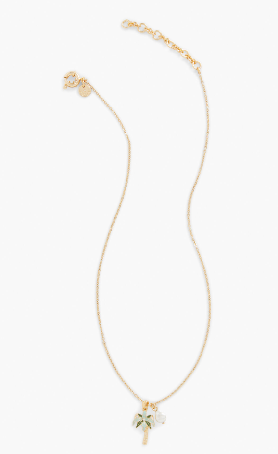 TALBOTS PALM PENDANT NECKLACE