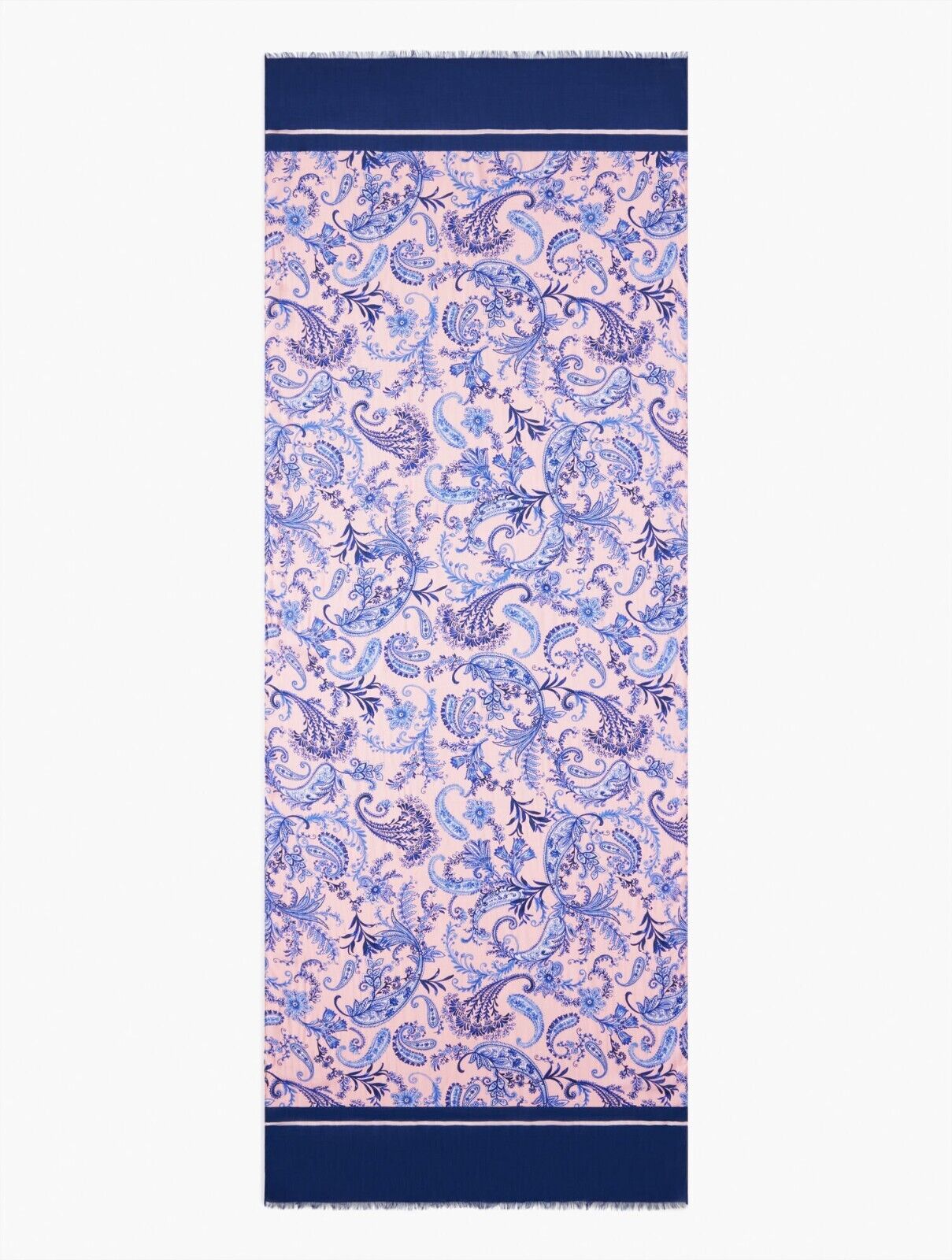 TALBOTS PICNIC PAISLEY FLORAL OBLONG SCARF