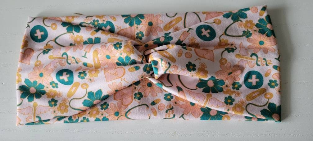 Groovy Nurse Twisted Headband