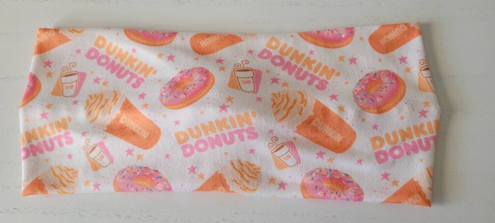 Love Coffee & Donuts Twisted Headband