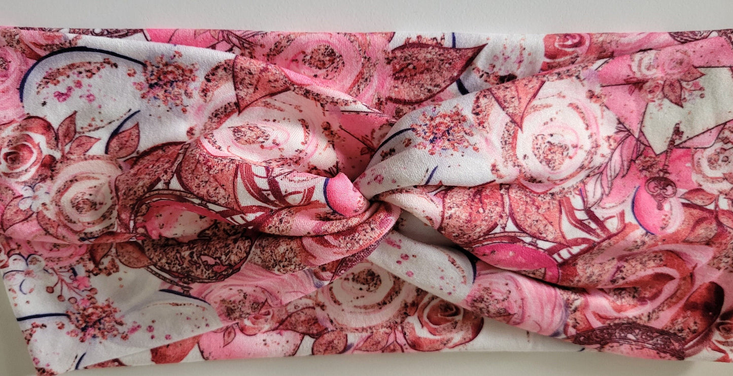Flowers Twisted Headband