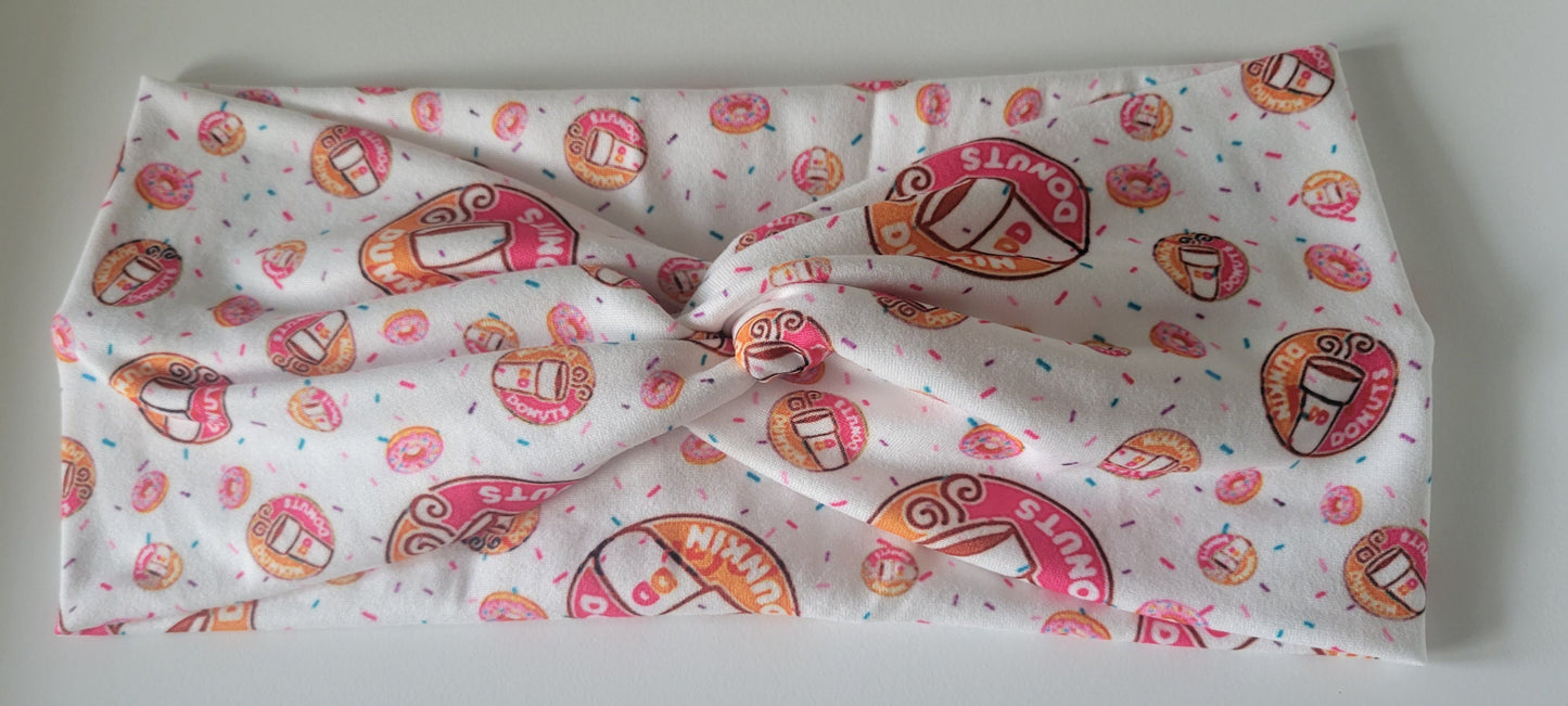 Love Coffee Twisted Headband
