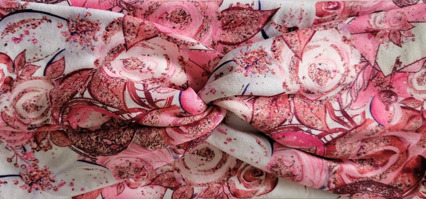 Flowers Twisted Headband