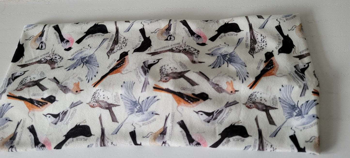 Beautiful Birds Allover Twisted Headband