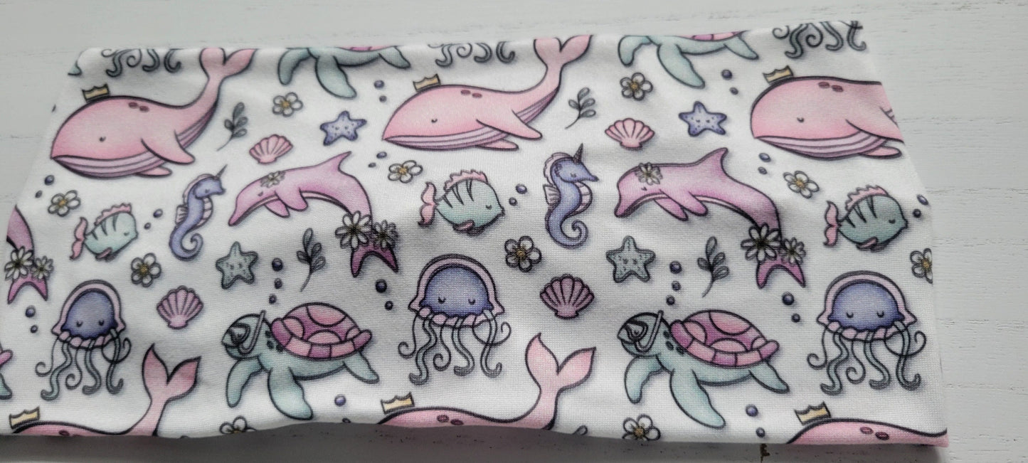Love the Sea Life Twisted Headband