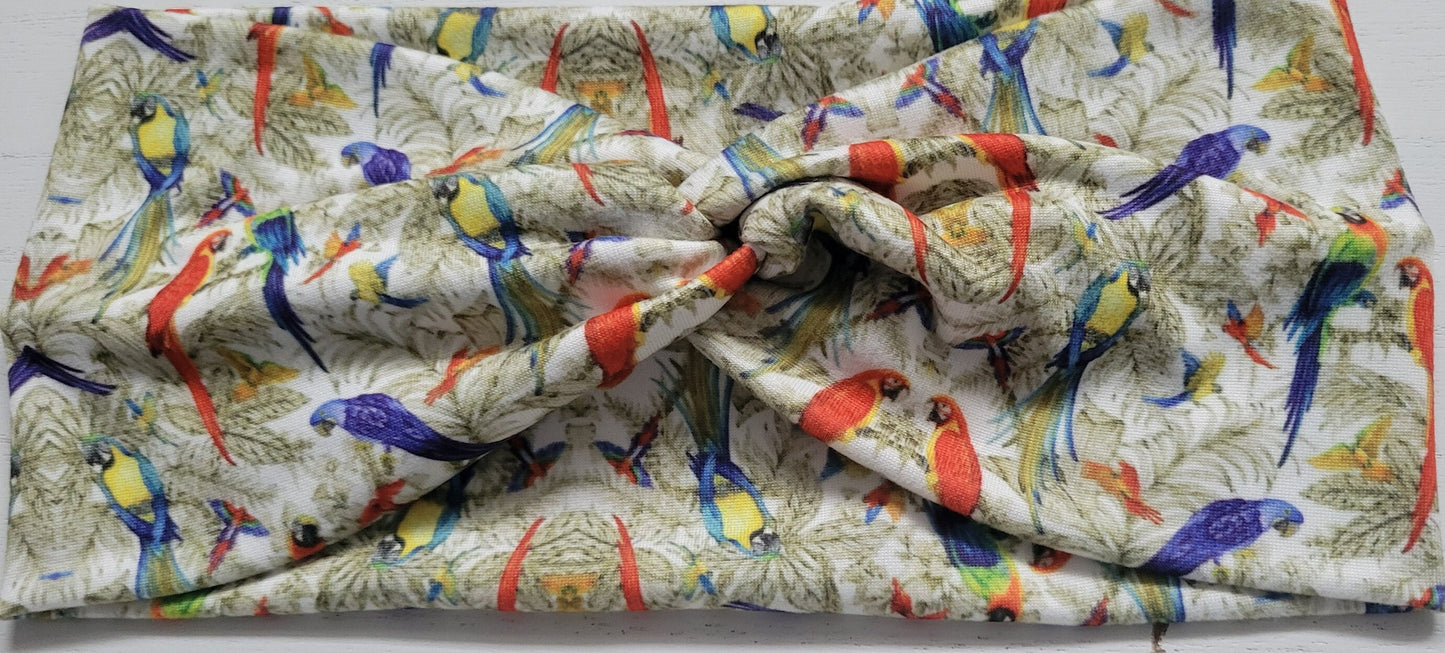 Parrots Twisted Headband