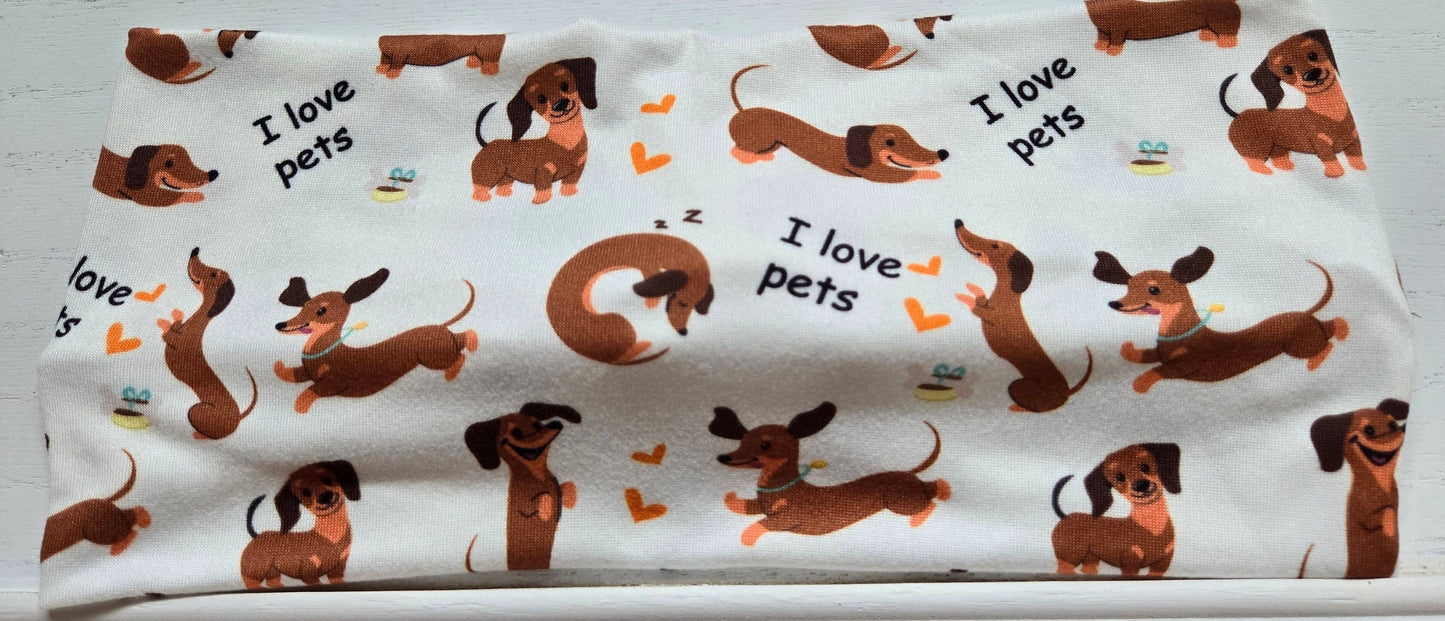 Dachshund Dog Twisted Headband