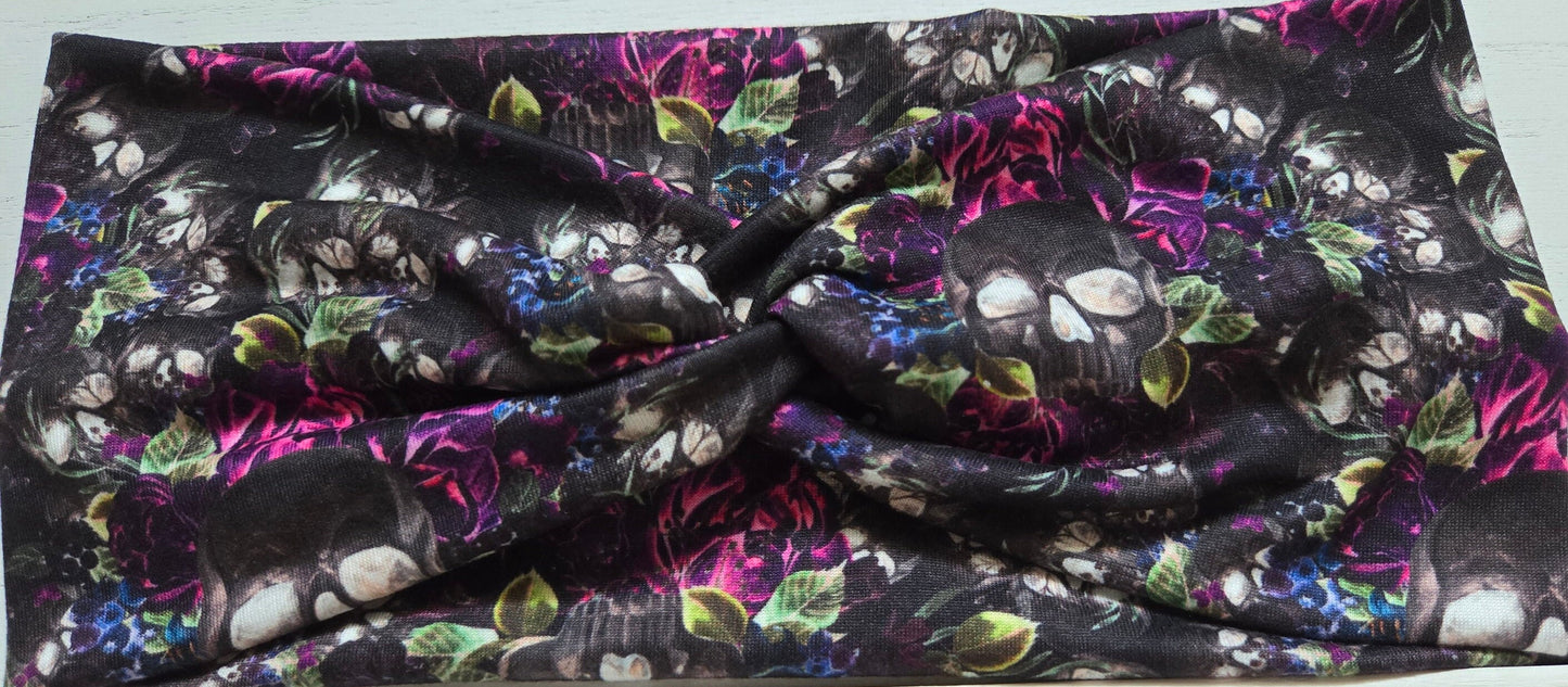 Head Skull Twisted Headband