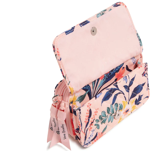 Vera Bradley All in One Crossbody, Paradise Coral
