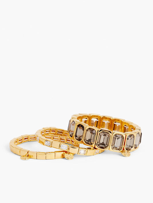 TALBOTS GEO DECO STRETCH BRACELET