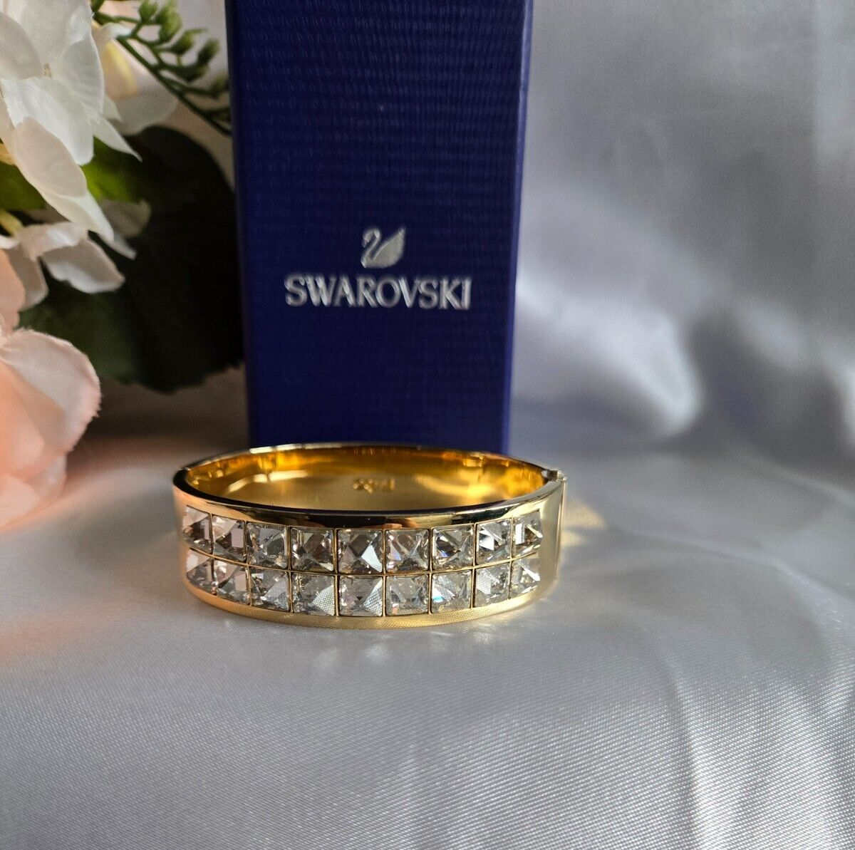 Swarovski Gold Bangle