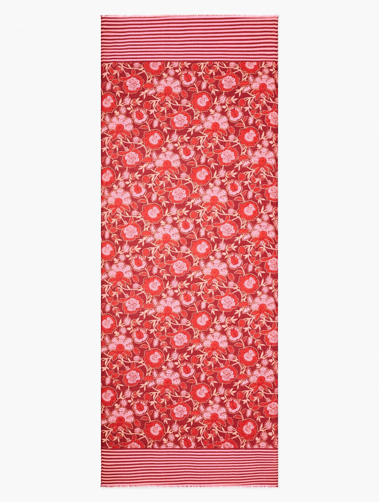 TALBOTS MAGESTIC BLOOMS OBLONG SCARF