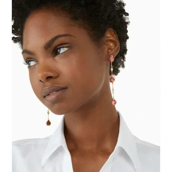 Kate Spade Ladybug Linear Earrings
