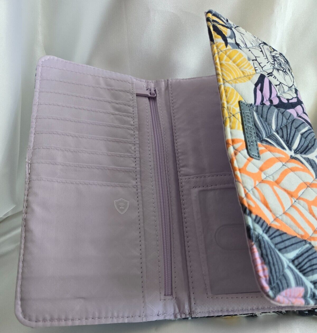 Vera Bradley RFID Crossbody, Palm Floral