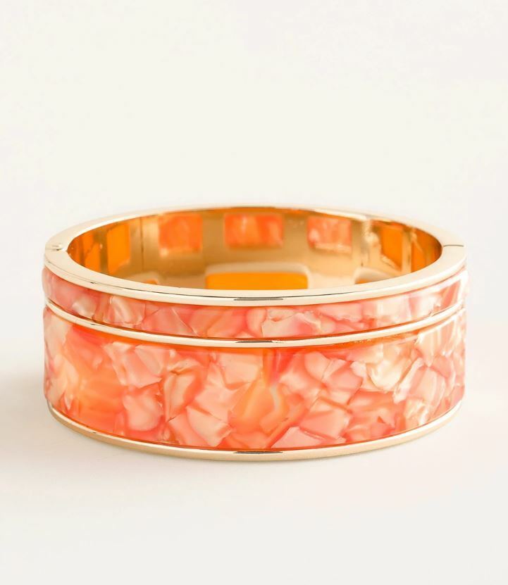CHICO'S FIERY GOLD-TONE CUFF