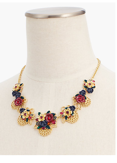 TALBOTS Filigree Statement Necklace
