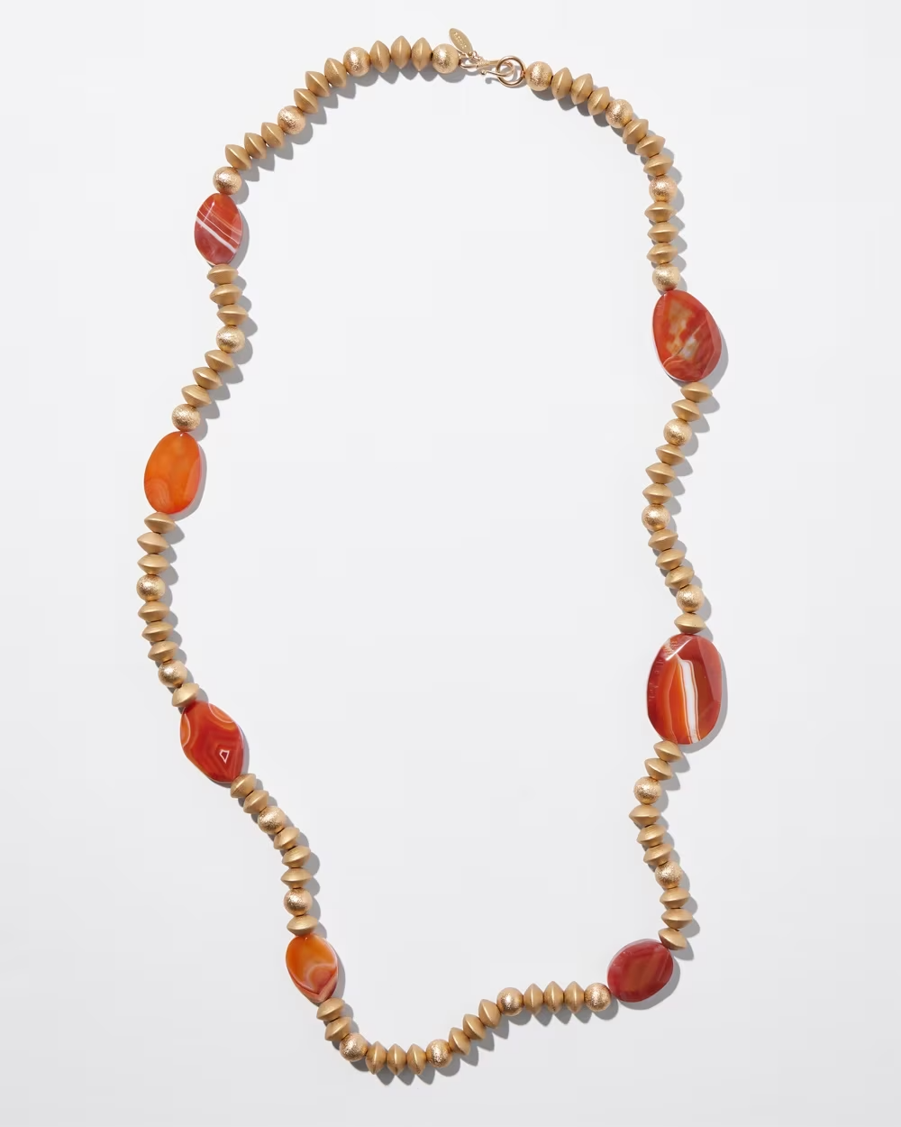 CHICO' S CONVERTIBLE AGATE NECKLACE