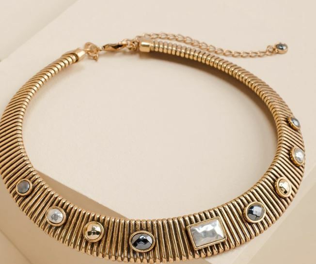 CHICO'S MIXED COLLAR NECKLACE