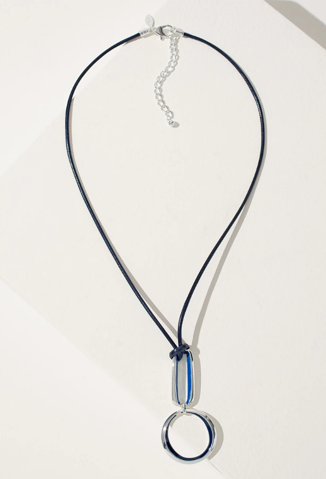 CHICO'S AJUSTABLE LONG PENDANT NECKLACE