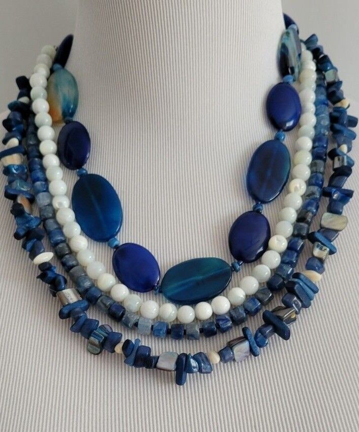 CHICO'S CONVERTIBLE MULTISTRAND NECKLACE