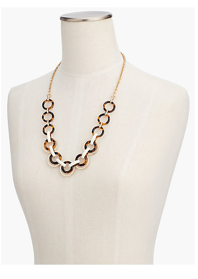 TALBOTS Long Links Necklace