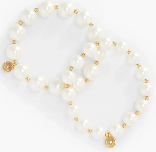 TALBOTS SABINE PEARL STRETCH BRACELET