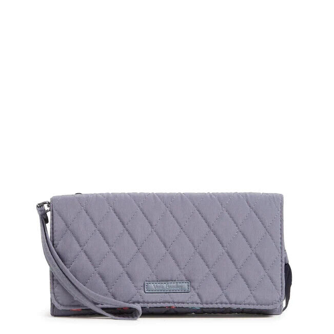 Vera Bradley RFID Crossbody, Carbon Gray