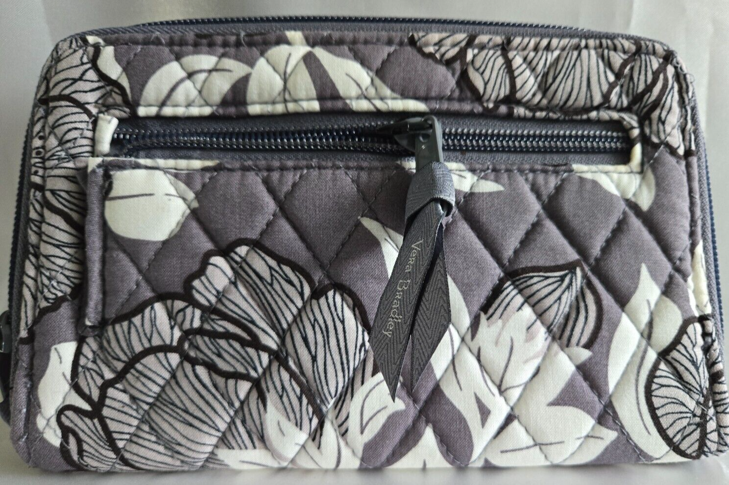 Vera Bradley RFID Turnlock Wallet, Moon Shadow Meadow