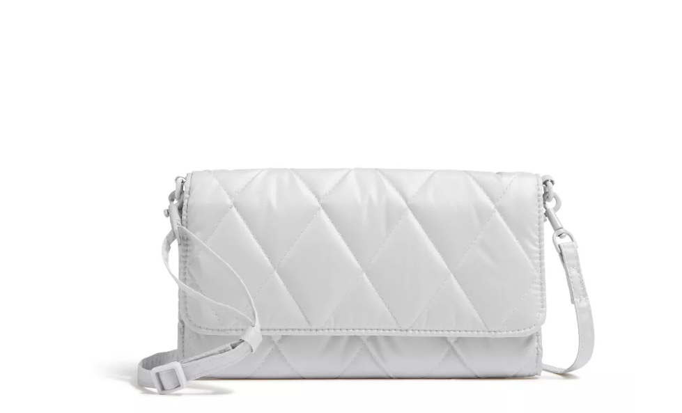 Vera Bradley Ultralight Wallet Crossbody, Oyster Mushroom